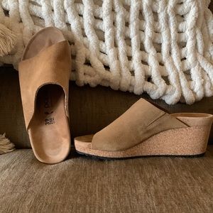 Birkenstock Papillio wedge Sandel.